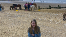 Kahra being far too mature for a donkey ride