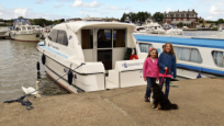 Safetly moored at Oulton Broad Yacht Station