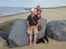 Gary and Kahra at the beach