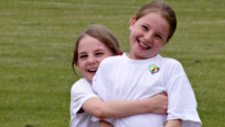 Joely and Nina at the All Saints 2012 Sports Day