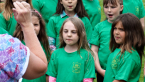 Joely and Nina at the All Saints 2012 Sports Day