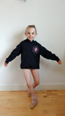 Nina posing in her ballet gear 2