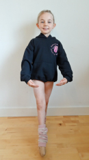 Nina posing in her ballet gear 3