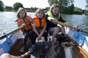 On the boating lack at Wickstead Park