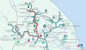 The route we took on day 6