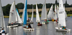 Racing at Ferry Meadows with Wanlip Sailing Club
