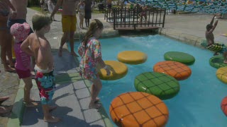 Joely and Nina on the lily pads - Again