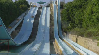 Who was brave enough to go on the slide??