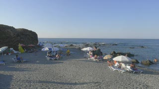 The beach at Pomos Point