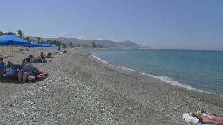 The beach at Latchi and the three islands