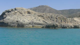 Manolis Bay and the sea caves