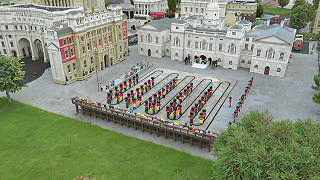Lego solidiers at Buckingham Palace