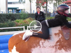 Kahara riding the bull